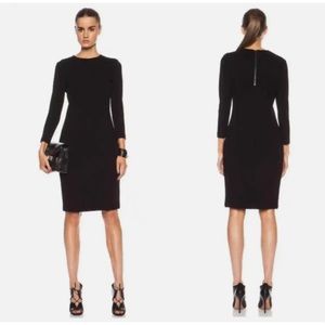 Vince Sheath Long-sleeve Dress Size Small in Black. GUC